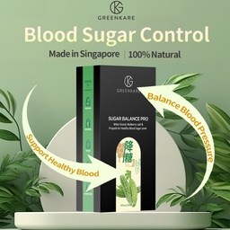 [Greenkare] Sugar Balance Pro Chromium&amp;Bitter Melon|Increase Glucose Metabolism|Support Blood Sugar